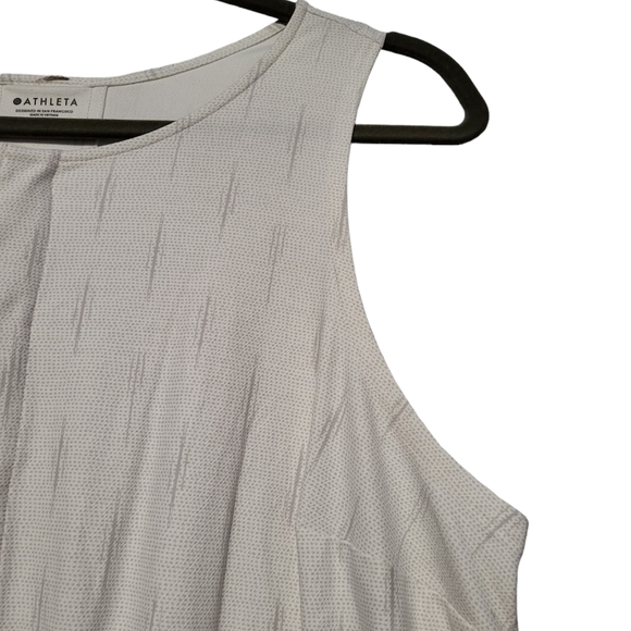 Athleta Women's Farallon Printed Romper, Spliced Magic Veil Grey Size 2XL. - Picture 5 of 9